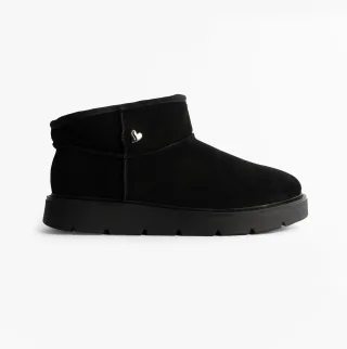 Skechers 167848/bbk Keepsakes Cozy - Gemütliche Mini-Damenstiefel Schwarz