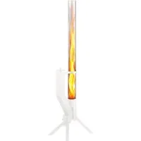 Gardenflare Feuerstelle Feuerrohr Glasrohr Ersatzteil ohne Boden für Deine Feuersäule (100cm)