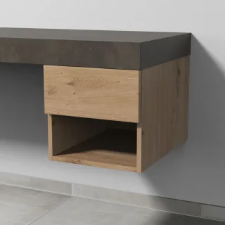 Sanipa Anbau-/Solitärschrank 2morrow (P2350) 340x350x520 Eiche-Natural-Touch, P235085 P235085