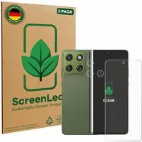 ScreenLeaf Displayschutzfolie Schutzfolie für Motorola Edge 70 (Display+Kamera), 2 Stück, nachhaltiger Displayschutz Schutz Folie Klar Transparent