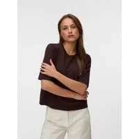 Vero Moda Kurzarmpullover VMSILJE 2/4 O-NCK OVERSIZE PULL GA NOOS Viskosemischung, oversize