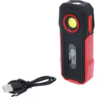 KS Tools Mobile Werkstatt-Handlampe, knickbar, 300 Lumen - 150.4505