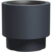 Prosperplast Blumentopf Heos frostsicherer Blumentopf mit Einsatz (1 St), Zylindrische Form, UV- und kältebeständig