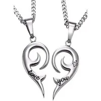 Firetti Schmuckset Multipack Schmuck Geschenk Halsketten LIEBE (4-tlg), mit Zirkonia (synth)