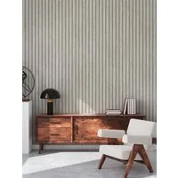 A.S. Création Vliestapete PrintWalls II Skandinavische Holzpaneele, strukturiert, matt, gemustert, neutral, (1 St), Holzoptik Vlies Wandtapeten Wohnzimmer Schlafzimmer Küche Optik