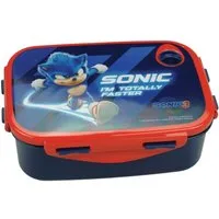 Sonic Lunchbox Sonic der Igel Brawn Sandwichbox – Kinder Lunchbox Brotdose, Kunststoff, (1-tlg)