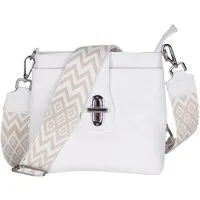 MIRROSI Umhängetasche Damen Crossbody Bag, Echtleder Made In Italy, (22x22x8cm) aus Wildleder