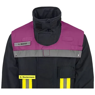 PACOTEX® Koller für Einsatzjacke zur Kennzeichnung von Einsatzpersonal - violett