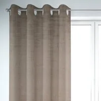 SCHÖNER LEBEN. Vorhang SCHÖNER LEBEN. Vorhang Velvet Marble Samt mit Struktur uni sand 245cm, Ösen, blickdicht, Samt, handmade