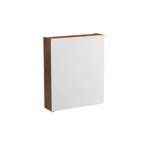 VitrA New Metropole Edge LED-Spiegelschrank mit 1 Spiegeltüre Türanschlag rechts 60 x 18 x 70,67441 67441
