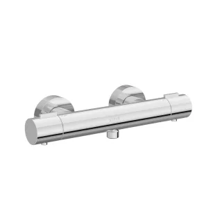 VitrA Base Round Thermostat-Brausearmatur Aufputzmontage Chrom,A47299EXP A47299EXP