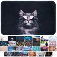 Sanilo Badematte mit Motiv, viele schöne Badteppiche zur Auswahl, rutschhemmend beschichtet, waschbar, schnelltrocknend, Polyester, rechteckig, sehr weich, hochwertig & modern, 50 x 80 cm oder 70 x 110 cm