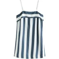 Next Trägerkleid Minikleid mit Trägern und Umschlag, Kurzgröße (1-tlg)