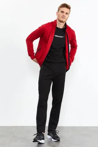 Herren Sweatshirt mit Reißverschluss und Hose Set