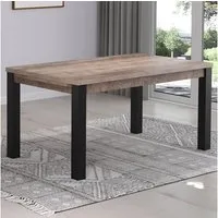 trendteam Esstisch, Esstisch Eiche Tabak Melamin B/H/T: 160 x 77 x 90 cm