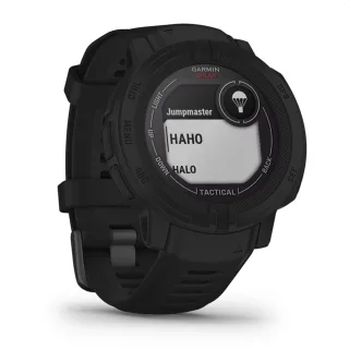 Garmin Instinct 2 Solar Tactical Edition [inkl. Silikonarmband schwarz] 45mm Kunststoffgehäuse schwarz