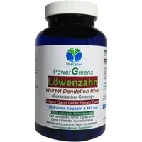 VitalLeben Löwenzahn Wurzel Dandelion Root Bitterstoffe - Ohne Zusatzstoffe Kapseln, 1 er Dose à 120 St., 49,8 g, Art. 26710-120