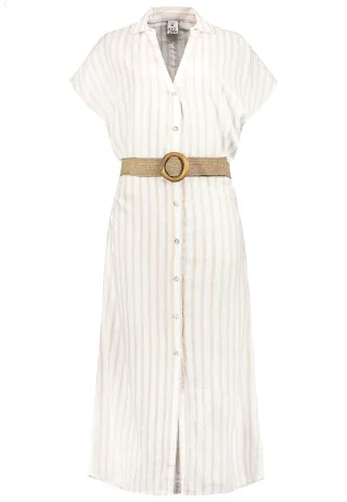 Authentic Style - RE9CIGt1cnphcm0gS2xlaWQ= stripes: white-light sand - Gr. - S