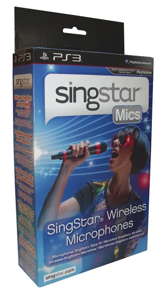 Sony PS3 Wireless Singstar Mikrofone schwarz