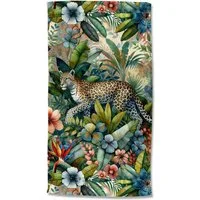 good morning Strandtuch Raza, Velours (Packung, 1-St), Mikrofaser, Velours, Strandtuch, saugfähig, leicht, 100x180