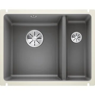 Blanco Subline 350/150-u Spüle 523746 56,7x45,6cm, PuraPlus basalt, für Unterbau