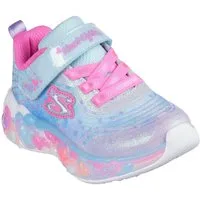 Skechers ETERNAL HEART LIGHTS Lauflernschuh Blink,-Klettschuh mit Herz-Applikation, Größenschablone zum Download