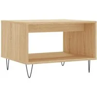 vidaXL Couchtisch Couchtisch Sonoma-Eiche 60x50x40 cm Holzwerkstoff (1-St)