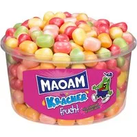 HARIBO Süßigkeit, Haribo Maoam Frucht Kracher leckere und fruchtige Dragees 1200g
