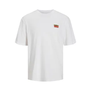 Jack & Jones Canon Wide Fit Tee Weiss