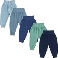 LOREZA Pumphose 5er Set Unisex Bequeme Babyhosen 100% Baumwolle Hose Pumphose (5-tlg)