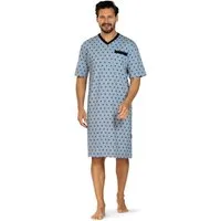 Comte Nachthemd Lunar Lounge (Packung, 1-tlg., 1-teilig) Herren Schlafanzug Schlafshirt Kurzarm große Größen