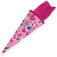 itenga Schultüte itenga Geschwister Schultüte 35cm Motiv HERZEN