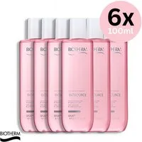BIOTHERM Gesichtslotion Biosource 6x100ml Pack, Beauty Lotion Pflege Kosmetik