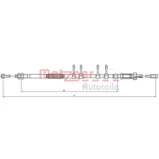 Metzger Handbremsseil vorne Citroen Fiat Peugeot