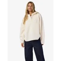 Noisy may Fleecepullover NMCOZY L/S HALFWAY ZIP SWEATER JRS NOOS Polyester, relaxed fit