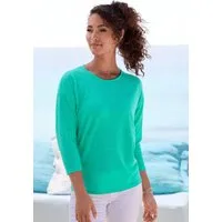 Vivance Langarmshirt mit modischer Struktur aus bügelfreier, luftiger Qualität mit Baumwolle