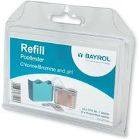 Bayrol Pooltester Bayrol Pool-Tester Nachfüllpackung Chlor/Brom/pH