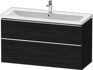 Duravit D-Neo Waschtischunterbau wandhängend Eiche Schwarz Matt 1184x452x625 mm - DE4391010160000 DE4391010160000