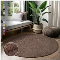 Sanat Hochflor-Teppich LOCA, rund, Höhe: 30 mm, Wohnzimmer, Langflor, Shaggy, Schlafzimmer
