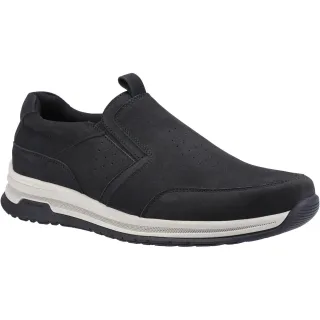 Hush Puppies Herren Cole Nubuck Schuhe (Schwarz)