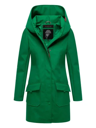 Marikoo Damen Softshelljacke – Mayleen, wasserabweisend mit Kapuze