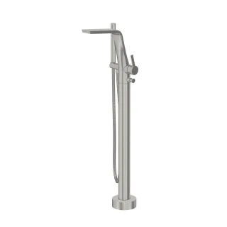 Steinberg Freistehende Wannenarmatur, mit Umsteller, Handbrause, brushed nickel, 260.1162BN 2601162BN