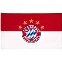 FC Bayern München Fahne FC Bayern München Hissfahne 5 Sterne Logo 250 x 150 cm