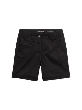 Tom Tailor - Chino Bermuda Shorts deep black - Gr. - 44