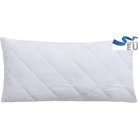 OTTO home Microfaserkissen Microlux Kopfkissen 40x80 cm, 80x80 cm, Füllung: 3D-Faserbällchen, Bezug: Microfaser-Feinbatist samtweich, Seitenschläfer, Rückenschläfer, Kissen, in den Farben: weiß, blau, rosa & grün