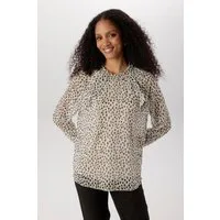 Aniston SELECTED Chiffonbluse (2-tlg) dezent transparent und mit Unterziehtop - NEUE KOLLEKTION