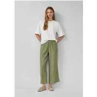 s.Oliver 7/8-Hose Hose Strukturierte Culotte mit Elastikbund