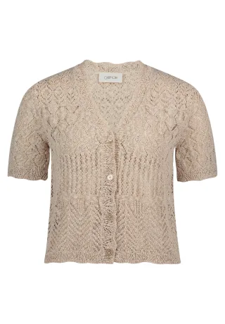 CARTOON - Strick-Cardigan Safari Beige - Gr. - 42