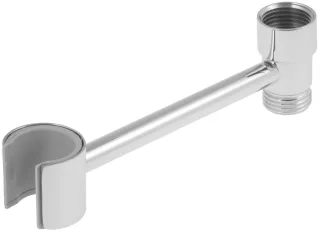 Neuesbad Wand Halterung für Handbrause für Wannenarmatur, beweglich, Chrom NB1DEANB021U1