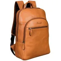 Benthill Rucksack Echt Leder Rucksack Damen Herren Backpack Schultertasche, Reißverschlussfach
